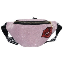 Load image into Gallery viewer, Red Lip Waist Bag